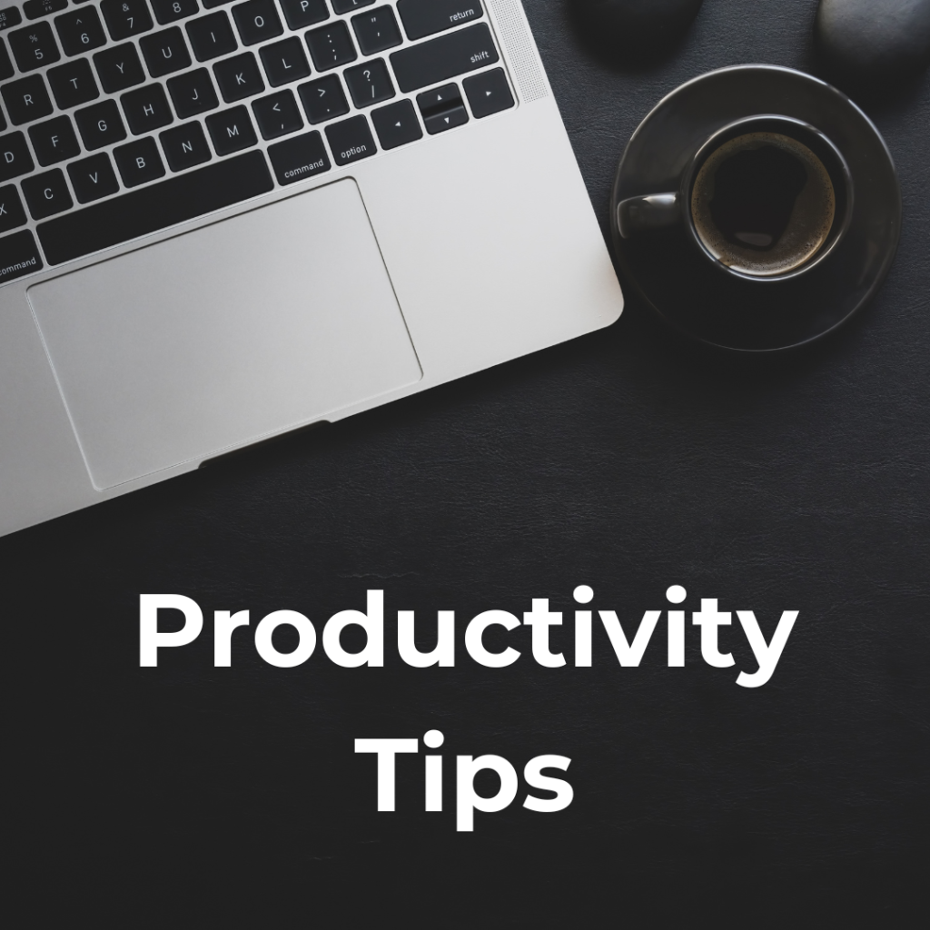 Productivity tips illustration